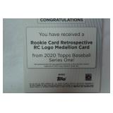 Rookie Card Retrospective RC Medallion Card, Frank Robinson, Cincinnati Reds,  2020 Topps Baseball Series One!