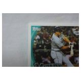Rookie Card Retrospective RC Medallion Card from 2020 Topps Baseball Series One! Ginancarlo Stanton, Florida Marlins
