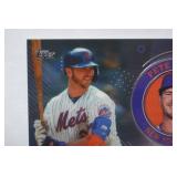 Commemorative Topps Player Medallion Card from 2020 Topps Baseball Series 2, Pete Alonso, New York Mets
