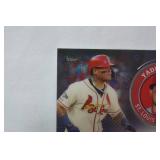 Commemorative Topps Player Medallion Card from 2020 Topps Baseball Series 2, Yadier Molina, St. Louis Cardinals