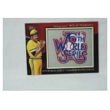Commemorative Patch Card of Willie Stargell from Topps Baseball Series 2, featuring the 1979 World Series
