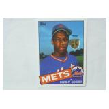Rookie Card Retrospective RC Logo Medallion Card from 2020 Topps Baseball Series One! " Dwight Gooden, New York Mets"