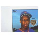 Rookie Card Retrospective RC Logo Medallion Card from 2020 Topps Baseball Series One! " Dwight Gooden, New York Mets"