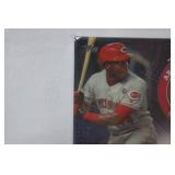 Commemorative Topps Player Medallion Card from 2020 Topps Baseball Series 2, "Aristides Aquino, Cincinnati Reds"