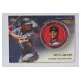 Commemorative Topps Player Medallion Card From 2020 Topps Baseball Series 2, "Ketel Marte, Arizona Diamondbacks"