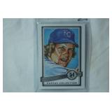 GEORGE BRETT,  Third BASEMAN, Canvas Collection Reproduction from 2016 Topps Museum Collection Baseball