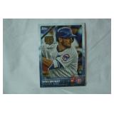 Rookie Card Retrospective RC Logo Medallion Card from 2020 Topps Baseball Series One!  "KRIS BRYANT, Chicago Cubs"