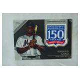 150th Anniversary Commemorative Patch from 2019 Topps Baseball Updated Series! "Robinson Cano, New York Mets"