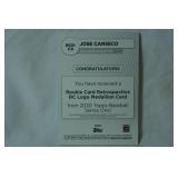 Rookie Card Retrospective RC Logo Medallion Card, from Topps 2020 Baseball Series One! "Jose Canseco"
