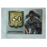 150th Anniversary Commemorative Medallion Card from 2019 Topps Baseball Update Series! "Mike Mussina, Baltimore Orioles"