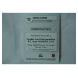 Rookie Card Retrospective RC Logo Medallion Card from 2020 Topps Baseball Series One! "Ozzie Smith, San Diego Padres"