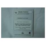 Rookie Card Retrospective RC Logo Medallion Card from 2020 Topps Baseball Series One! "Frank Thomas, Chicago White Sox"