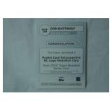 Rookie Card Retrospective RC Logo Medallion Card from 2020 Topps Baseball Series One! "Don Mattingly, New York Yankees"