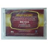 Commemorative Medallion Card Celebrating The First Home Run of Mike Piazza, Hit on September 12, 1992