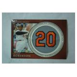 Commemorative RETIRED Number Patch Card of "Frank Robinson"