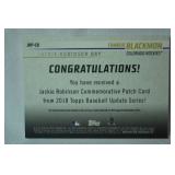 CHARLIE BLACKMON, Colorado Rockies, Commemorative Patch Card from 2018 Topps Baseball Updated Series