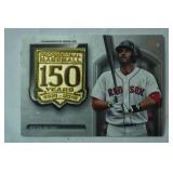 150th Anniversary Commemorative Medallion Card from 2019 Topps Baseball Updated Series!  " J.D. Martinez, Boston Red Sox