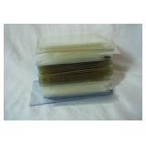 Lot of Plastic Holders to Place Cards In