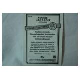 "Reggie Jackson" Outfielder, 2016 Topps Museum Collection Baseball Canvas Repro.