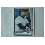 "Reggie Jackson" Outfielder, 2016 Topps Museum Collection Baseball Canvas Repro.