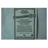 "Reggie Jackson" Outfielder, 2016 Topps Museum Collection Baseball Canvas Repro.