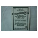 "Reggie Jackson" Outfielder, 2016 Topps Museum Collection Baseball Canvas Repro.