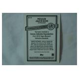 "Reggie Jackson" Outfielder, 2016 Topps Museum Collection Baseball Canvas Repro.