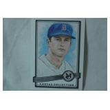 "Carl Yastrzemski" Outfielder, 2016 Topps Museum Collection Baseball Canvas Repro.