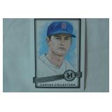 "Carl Yastrzemski" Outfielder, 2016 Topps Museum Collection Baseball Canvas Repro.