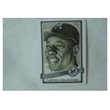 "Hank Jr." Outfielder, 2016 Topps Museum Collection Baseball Canvas Repro.