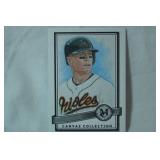 "Cal Ripken Jr." Shortstop, 2016 Topps Museum Collection Baseball Canvas Repro.