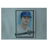 "Carl Yastrzemski" Outfielder, 2016 Topps Museum Collection Baseball Canvas Repro.