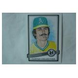 "Rollie Fingers" Pitcher, 2016 Topps Museum Collection Baseball Canvas Repro.