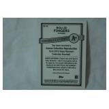 "Rollie Fingers" Pitcher, 2016 Topps Museum Collection Baseball Canvas Repro.