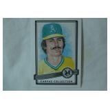 "Rollie Fingers" Pitcher, 2016 Topps Museum Collection Baseball Canvas Repro.