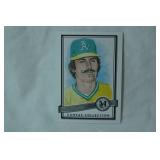 "Rollie Fingers" Pitcher, 2016 Topps Museum Collection Baseball Canvas Repro.