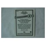 "Rollie Fingers" Pitcher, 2016 Topps Museum Collection Baseball Canvas Repro.