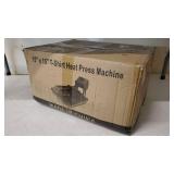 RoyalPress 15" x 15" Color LED Industrial-Quality Digital Sublimation Heat Transfer Machine T-Shirt Heat Press Machine, 15" x 15", Black