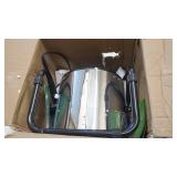 Bio Green USA Inc Palma 8 in. W x 12.5 in. D x 11 in. H Greenhouse Heater with Digital Thermostat, 120 sq. ft. Shed Accessories, Blacks