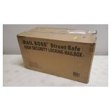 Mail Boss 7526 Mail Manager Street Safe Locking Security Mailbox, Black