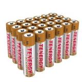 Lot of 5 Boxes = 120 Total - Tenergy 24pcs AA Size (LR6) Alkaline Batteries