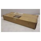 mDesign Storage Dresser End/Side Table Night Stand Furniture Unit - Small Standing Organizer for Bedroom, Office, Living Room, and Closet - 3 Drawer Removable Fabric Bins - Gray/White