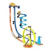 Hot Wheels Track Builder Vertical Launch Set 50 Inches High 3 Stunt Configurations Ages 6 to 10 3M Command Strips [Amazon Exclusive]