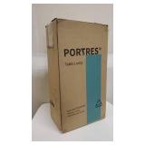 PORTRES 27.75 Rustic 2 USB Table Lamp Set of 2 for End Table for Bedroom Living Room Traditional Farmhouse Beside Lamp Nightstand Lamp Desk Lamp with USB Charging Port for Study Room Dorm