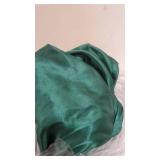 Homiest 4pcs Satin Sheets Set Luxury Silky Satin Bedding Set with Deep Pocket, 1 Fitted Sheet + 1 Flat Sheet + 2 Pillowcases (Queen Size, Blackish Green)