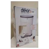 Dekor Plus Hands-Free Diaper Pail, White