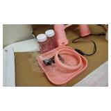 DLCJ 60-Hole Rocket Launcher Shape Bubble Maker,Rechargeable Rocket Boom Bubble Gun,Automatic Bubble Blower Gun Toy,Children