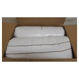 Goose Feathers and Down Pillow for Sleeping Gusseted Bed Hotel Collection Pillows, King, Set of 2