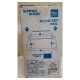 Summer Waves 10-ft Quick Set Ring Swimming Pool