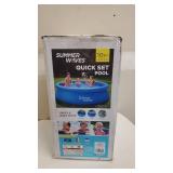 Summer Waves 10-ft Quick Set Ring Swimming Pool